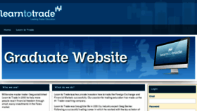 What Gradph.learntotrade.com.ph website looked like in 2018 (6 years ago)