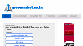 What Greymarket.co.in website looked like in 2018 (5 years ago)