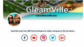 What Gleamville.com website looked like in 2018 (5 years ago)