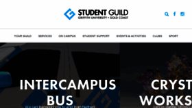 What Gugcstudentguild.com.au website looked like in 2018 (6 years ago)
