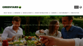 What Greenyard.group website looked like in 2018 (5 years ago)