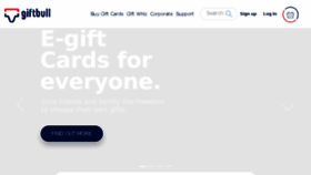 What Giftbull.com website looked like in 2018 (5 years ago)