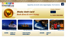 What Goldcard.hawaiifun.org website looked like in 2018 (6 years ago)