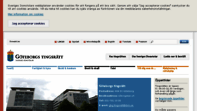 What Goteborgstingsratt.domstol.se website looked like in 2018 (6 years ago)
