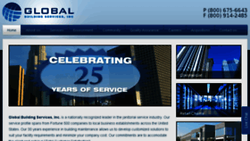 What Globalbuildingservices.com website looked like in 2018 (5 years ago)