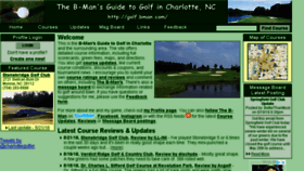 What Golf.bman.com website looked like in 2018 (5 years ago)