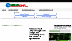 What Greenvirals.com website looked like in 2018 (5 years ago)
