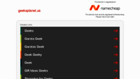 What Geeksplanet.us website looked like in 2018 (5 years ago)
