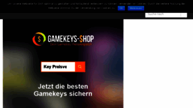 What Gamekeys-shop.de website looked like in 2018 (6 years ago)