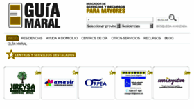 What Guiaserviciosparamayores.es website looked like in 2018 (5 years ago)
