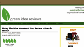 What Greenideareviews.com website looked like in 2018 (5 years ago)