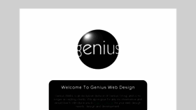 What Geniuswebs.co.uk website looked like in 2018 (5 years ago)