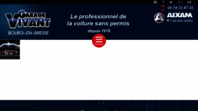What Garage-vivant.fr website looked like in 2018 (5 years ago)