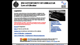 What Gibraltarlaws.gov.gi website looked like in 2018 (5 years ago)
