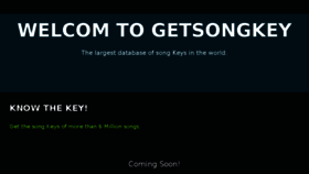 What Getsongkey.com website looked like in 2018 (5 years ago)