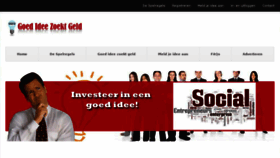 What Goedideezoektgeld.nl website looked like in 2018 (6 years ago)
