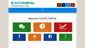 What Gctcportal.in website looked like in 2018 (5 years ago)