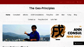 What Geo-principles.com website looked like in 2018 (5 years ago)