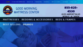 What Goodmorningmattresscenter.com website looked like in 2018 (5 years ago)