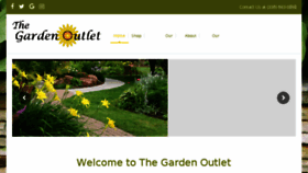 What Gardenoutletnc.com website looked like in 2018 (5 years ago)