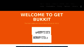What Getbukkit.com website looked like in 2018 (5 years ago)