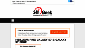 What Galaxys7.fr website looked like in 2018 (5 years ago)
