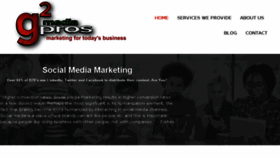 What G2mediapros.com website looked like in 2018 (5 years ago)