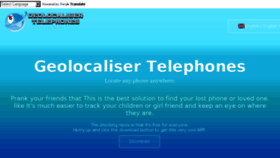 What Geolocalisertelephones.com website looked like in 2018 (5 years ago)