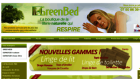 What Greenbed.fr website looked like in 2018 (5 years ago)