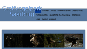 What Greifvogelpark-saarburg.de website looked like in 2018 (5 years ago)