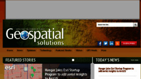 What Geospatial-solutions.com website looked like in 2018 (5 years ago)