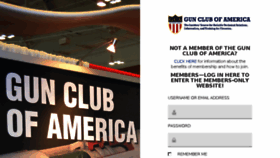 What Gunclubofamerica.com website looked like in 2018 (5 years ago)
