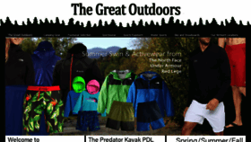 What Greatoutdoorsvermont.com website looked like in 2018 (5 years ago)