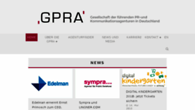 What Gpra.de website looked like in 2018 (5 years ago)