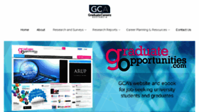 What Graduatecareers.com.au website looked like in 2018 (5 years ago)