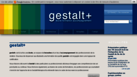 What Gestalt-plus.fr website looked like in 2018 (5 years ago)