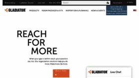 What Gladiatorgw.com website looked like in 2018 (5 years ago)