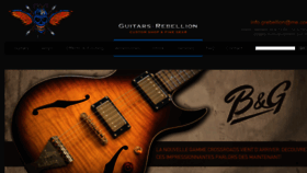 What Guitarsrebellion.com website looked like in 2018 (5 years ago)
