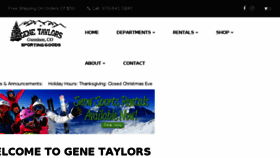 What Genetaylors.com website looked like in 2018 (5 years ago)