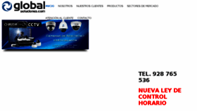 What Globalsoluciones.com website looked like in 2018 (7 years ago)