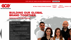 What Gcegroup.com website looked like in 2018 (5 years ago)