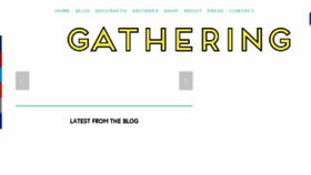 What Gatheringbeauty.com website looked like in 2018 (5 years ago)