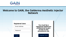 What Gainhcp.com website looked like in 2018 (5 years ago)