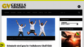 What Geselsversekering.co.za website looked like in 2018 (5 years ago)