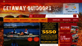 What Getawayoutdoors.com.au website looked like in 2018 (5 years ago)