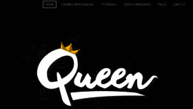 What Glitchingqueen.com website looked like in 2018 (5 years ago)
