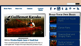 What Guillemot-kayaks.com website looked like in 2018 (5 years ago)