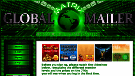What Globalmatrixmailer.com website looked like in 2018 (5 years ago)