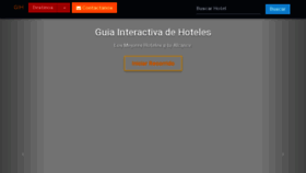 What Guiainteractivadehoteles.com website looked like in 2018 (5 years ago)