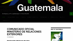 What Guatemala.se website looked like in 2018 (5 years ago)